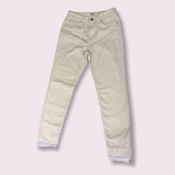 🌟SALE 2/$10.00‼️ MIAMI Women’s High Rise Corduroy Straight Leg pants size 7 - Picture 1 of 7